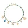 New Fashion Trend Personality Accessories  Ins Beach Casual Style Starfish Shell Sun Element Necklace for Women Festivals  Gift