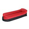 Pillow-Shaped Inflatable Outdoor Recliner - Portable Single Air Mattress for Camping & Festivals