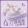 Bow cotton slippers autumn and winter 25 new indoor home non-slip and non-odor comfortable home slippers