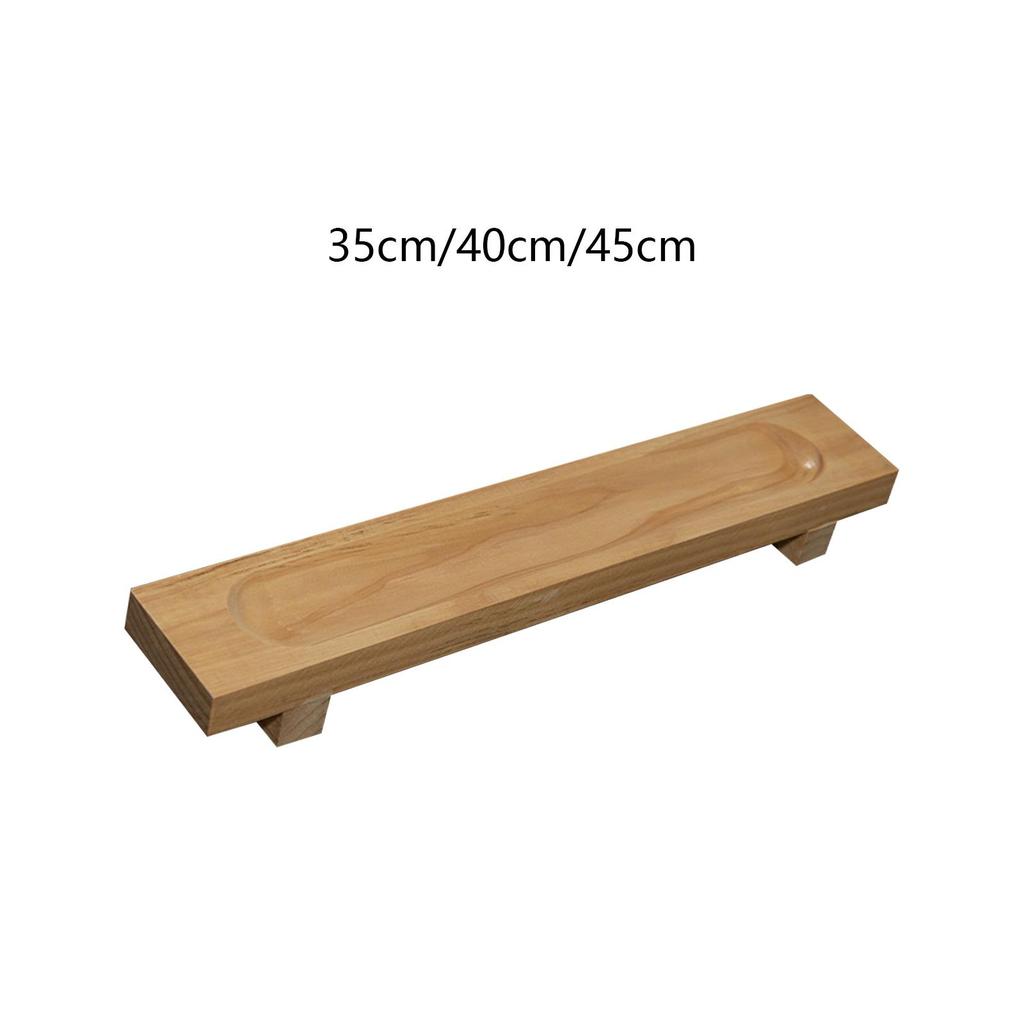 Sushi Plate Sushi Tray Food Platter Wooden Multifunctional Cutting Board Sushi Board Serving Tray for Home Restaurant Hotel