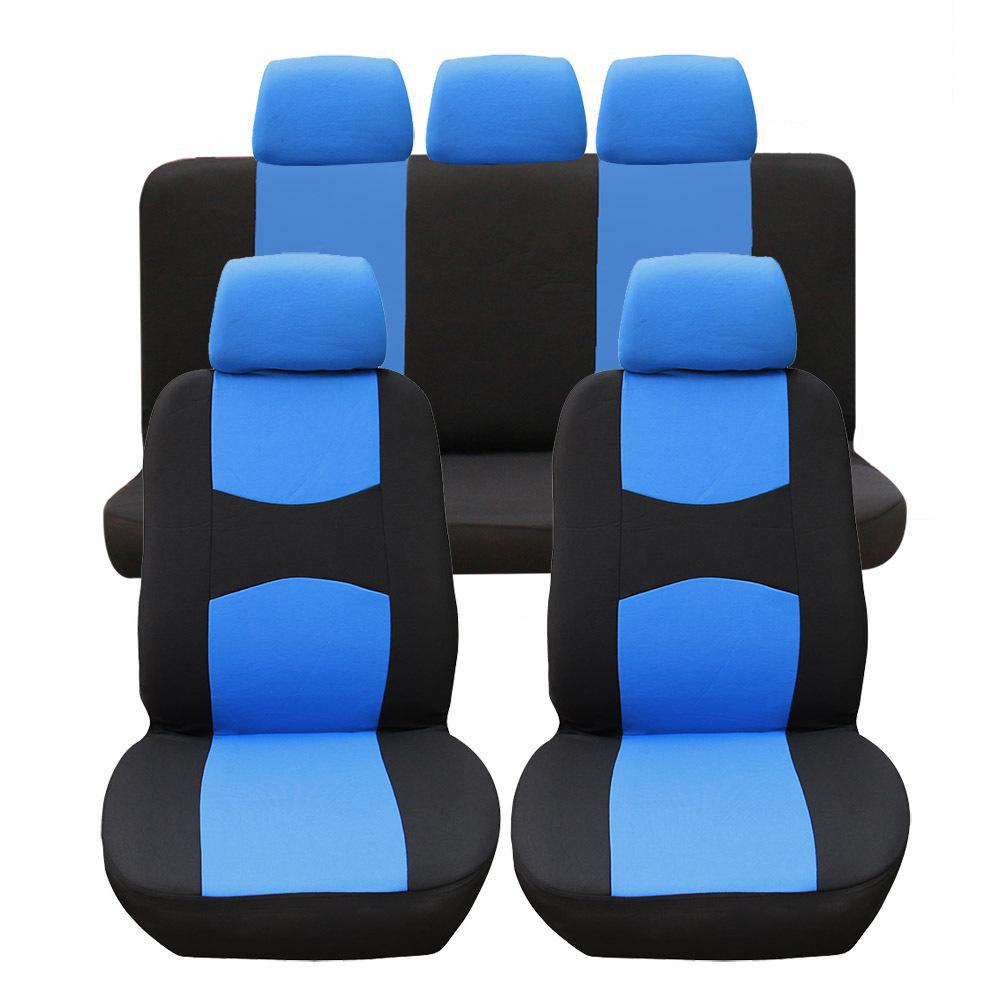 Universal Car Seat Cover Set for All Seasons - 4/9 Piece Set
