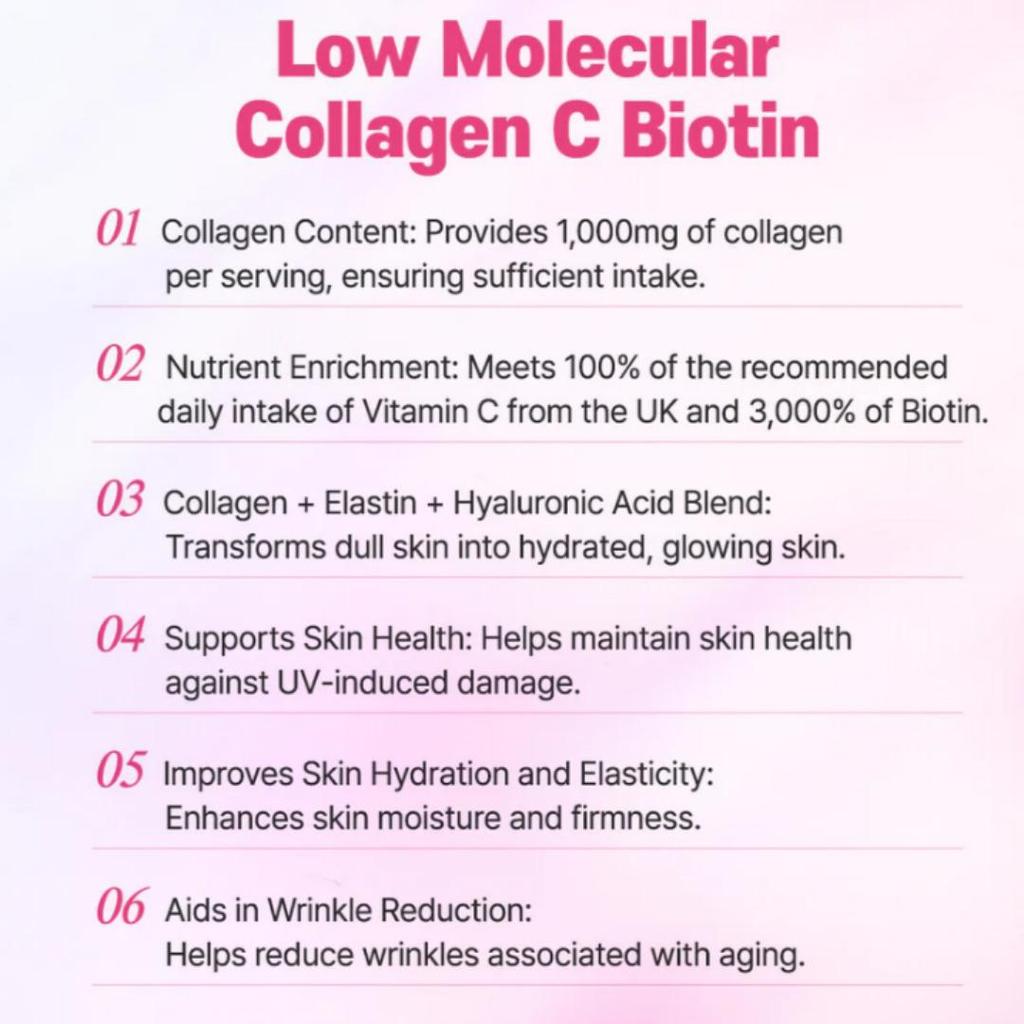 BOTO Low Molecular Collagen C Biotin (2g X 30p)