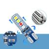 10Pcs Car License Plate Light Rgb T10 3030 8Smd Led Strobe Flash Light Led W5W/194 Clearance Lights Side Marker Parking Lamp