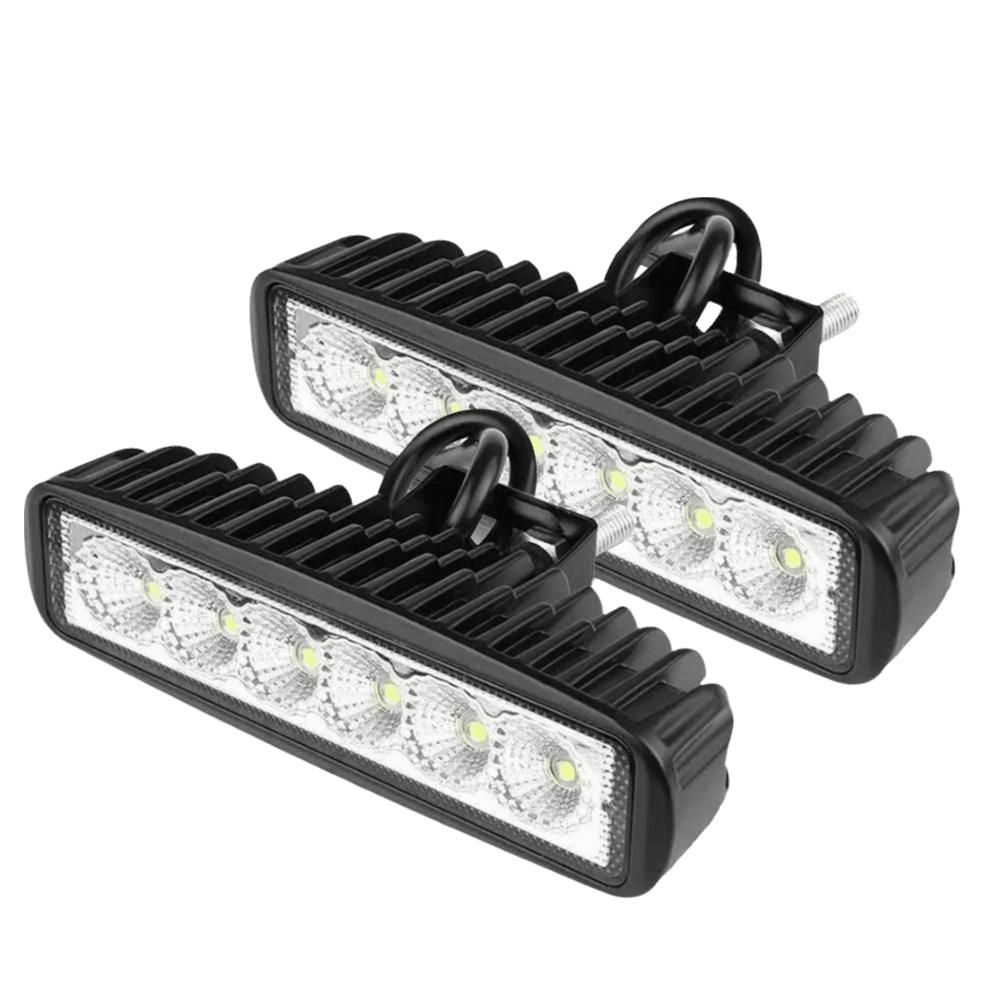 

Super Bright LED Daytime Running Lights 6000K White Spotlights LED Work Light Auto Work Lamp чорний