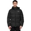 Li-Ning Mid-Length Hooded Warm Thick Down Jacket Unisex Outerwear Black AYMT379-1