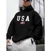 Spring and Autumn Printed Long Sleeved Hoodie