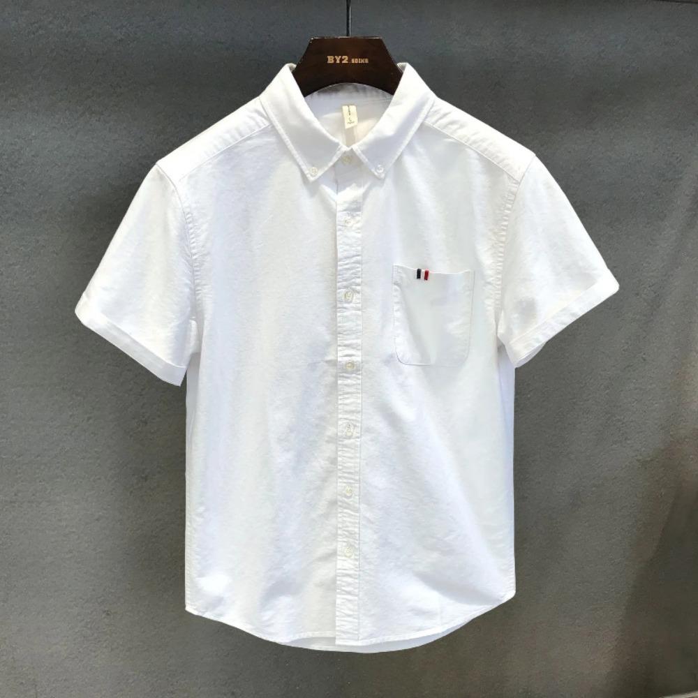 

2025 Лето Новый Стиль Модный Высококлассный Простой Мужской Летний Красивый Повседневный и Универсальный Красивый Топ 4XL белый