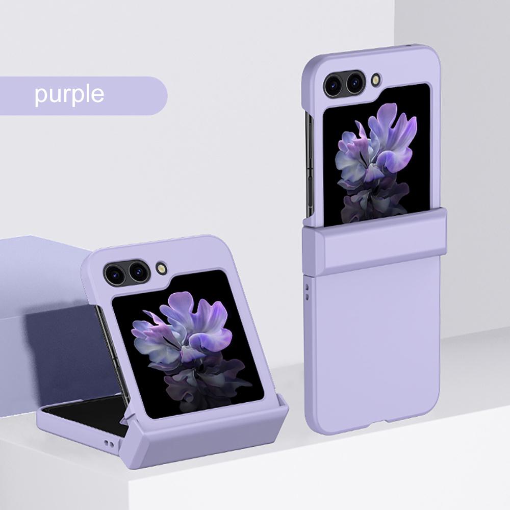 For Samsung Galaxy Z Flip 6 5 4 3 Flip5 5G  Case with Hinge Protection Hard PlasticThin Protective Flip Cases Phone Cover