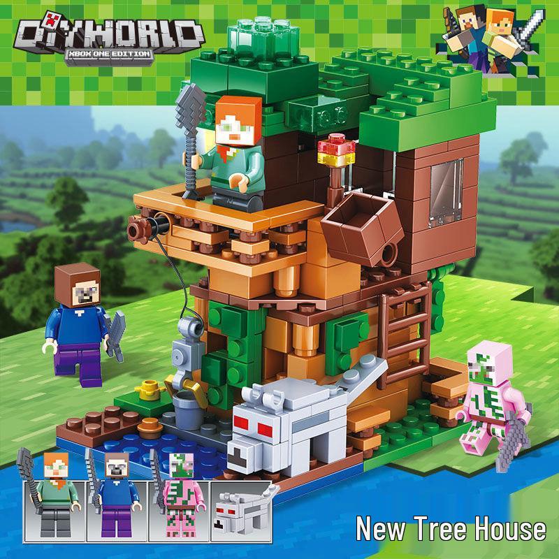 World Assembly Chinese Building Blocks: Cave Village Set for Kids