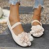 Mode Damen Ballerinas Mode Lässige Blume Einzelne Sneaker Damen Frühling Neu Spitz Zehen Ballerinas für Damen Mary Jane Große Größe Slipper