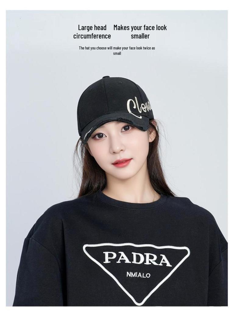 Unisex Designer Wide Brim Baseball Cap - Enhances Face, Sun Protection, Stylish for Spring & Autumn