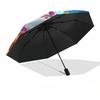 1pc Super Wings Characters Automatic Folding Umbrella, Portable Collapsible Design, Casual Outdoor Accessory L1127140