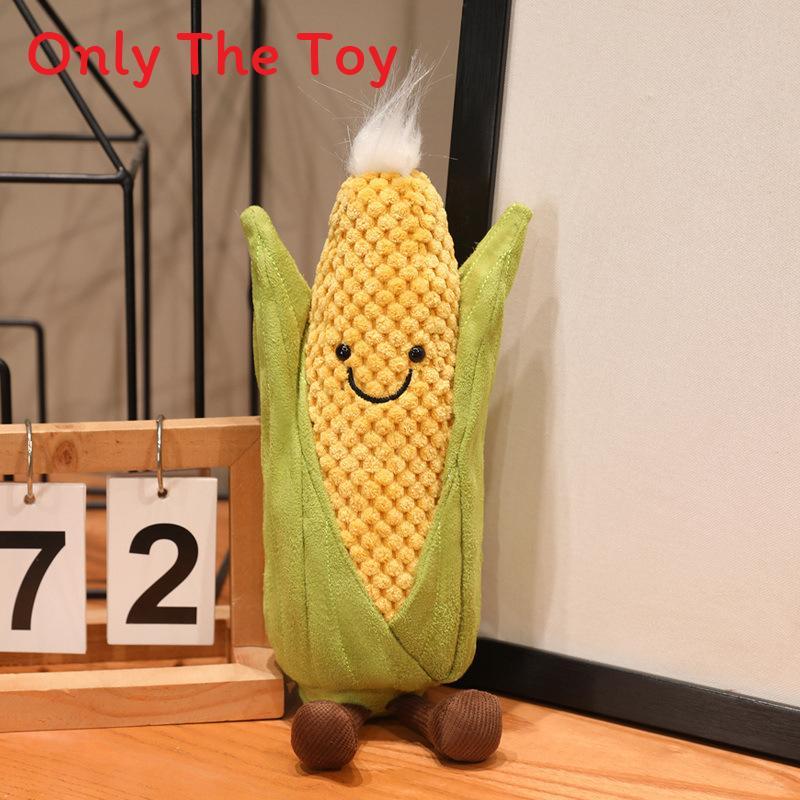 Spring Vegetable Plush Toy Set With Sponge Filling For Kids And Adults