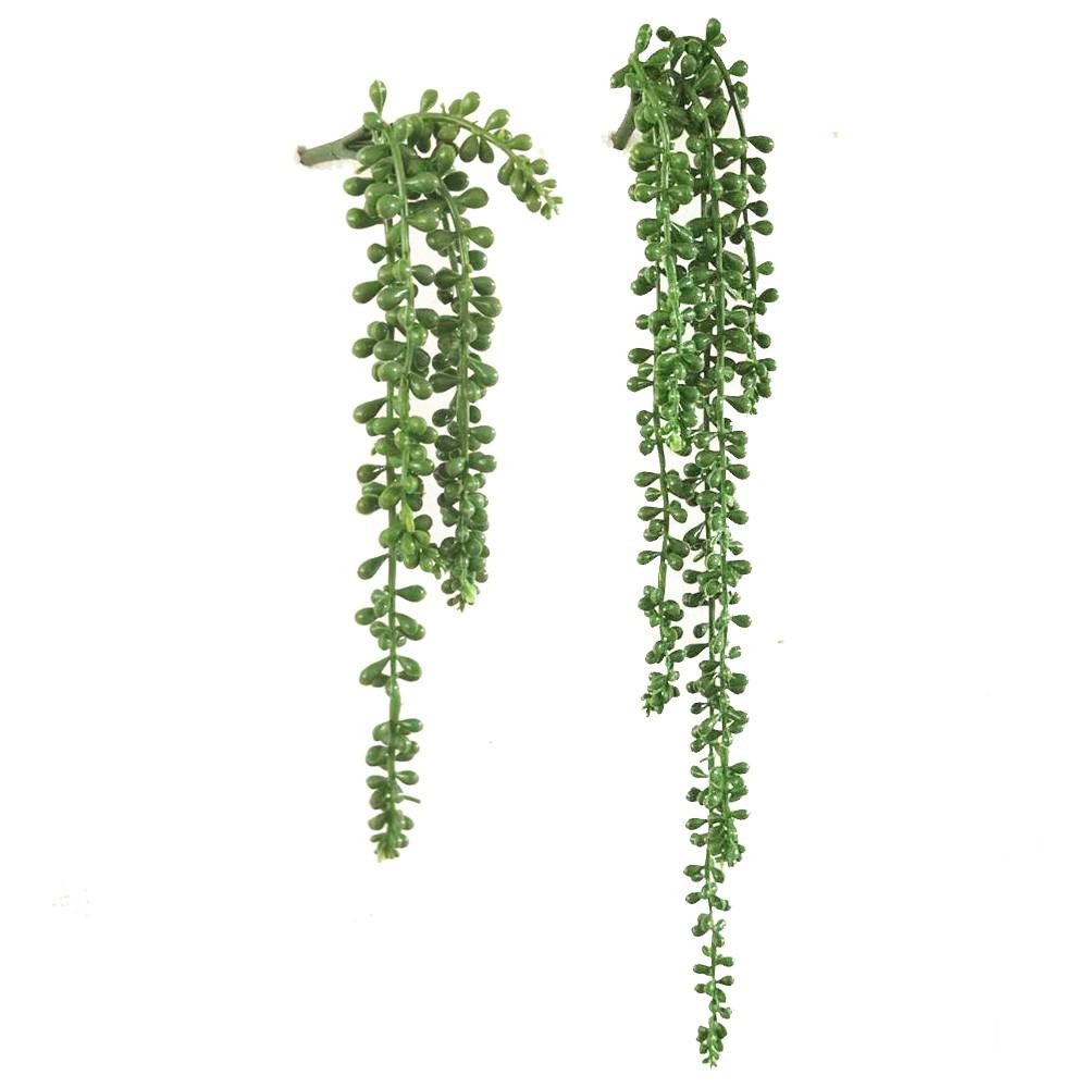 

Realistic Rattan Simulated Artificial Hanging Succulent Plant for Home Decor 35cm