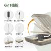 VOGOGE Travel Bottle Cleaner, Portable Bottle Brush, Baby Travel Essentials, Transparent Coffee Color
