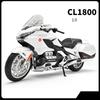 1:9 Honda Gold Wing Tour GL1800 Alloy Die Cast Motorcycle Model Vehicle Collection Sound and Light Off Road Autocycle Toys Car ahx256
