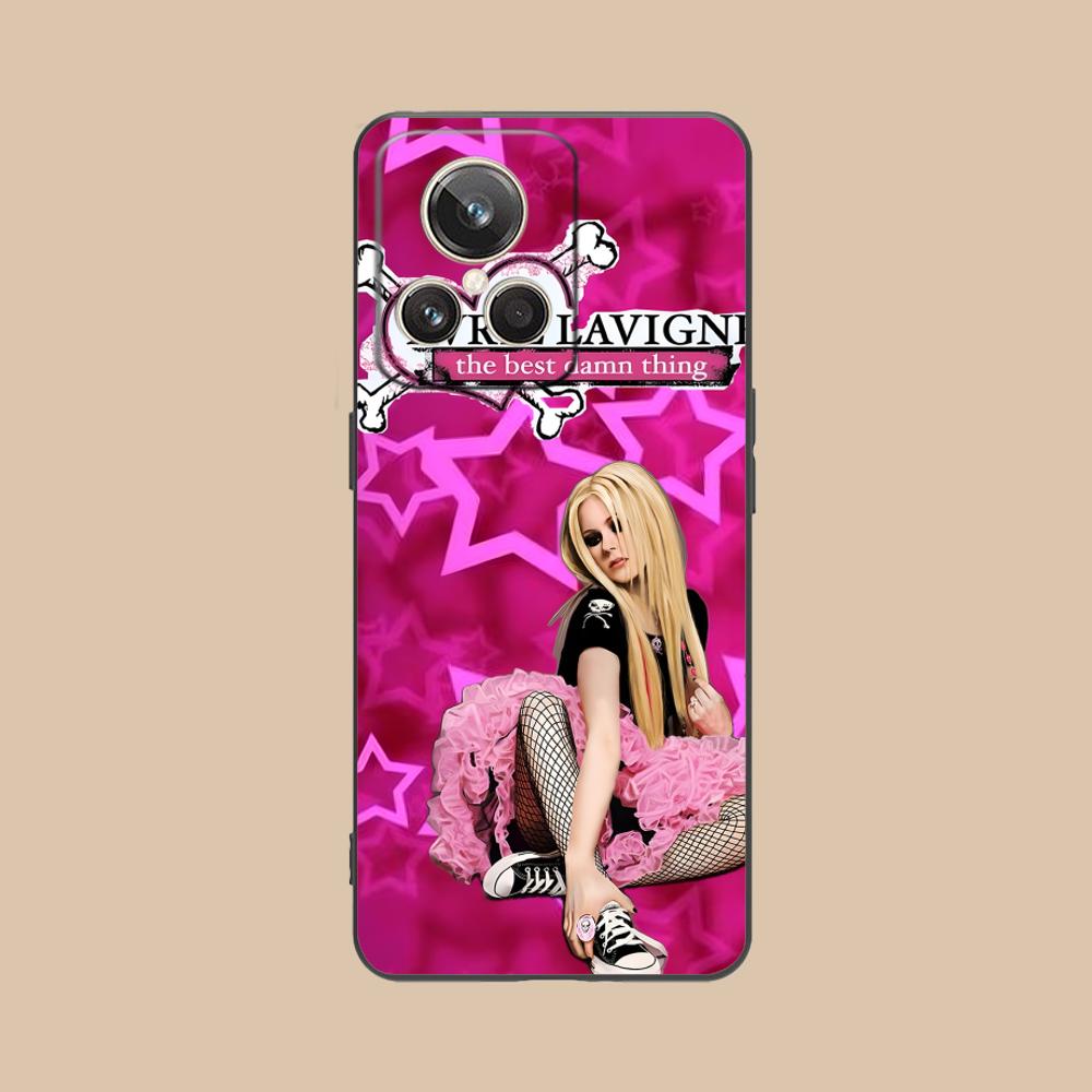 Avril Lavigne Matte TPU Mobile Phone Case for Realme 15 14 13 12 11 10 9 Pro Plus T i Lite 5G Colorful Printing Cover