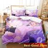 Murasaki Shion Bedding Set Printed single Comforter Duvet Cover Pillow Case 3 Pieces Kids Adult Size Anime Kawaii Girl Bed