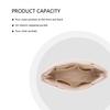 YONBEN Cosmetic Bag Handbag Insert, Canvas Wallet Organizer, Organizer Insert, Cosmetic Bag (L, Beige)