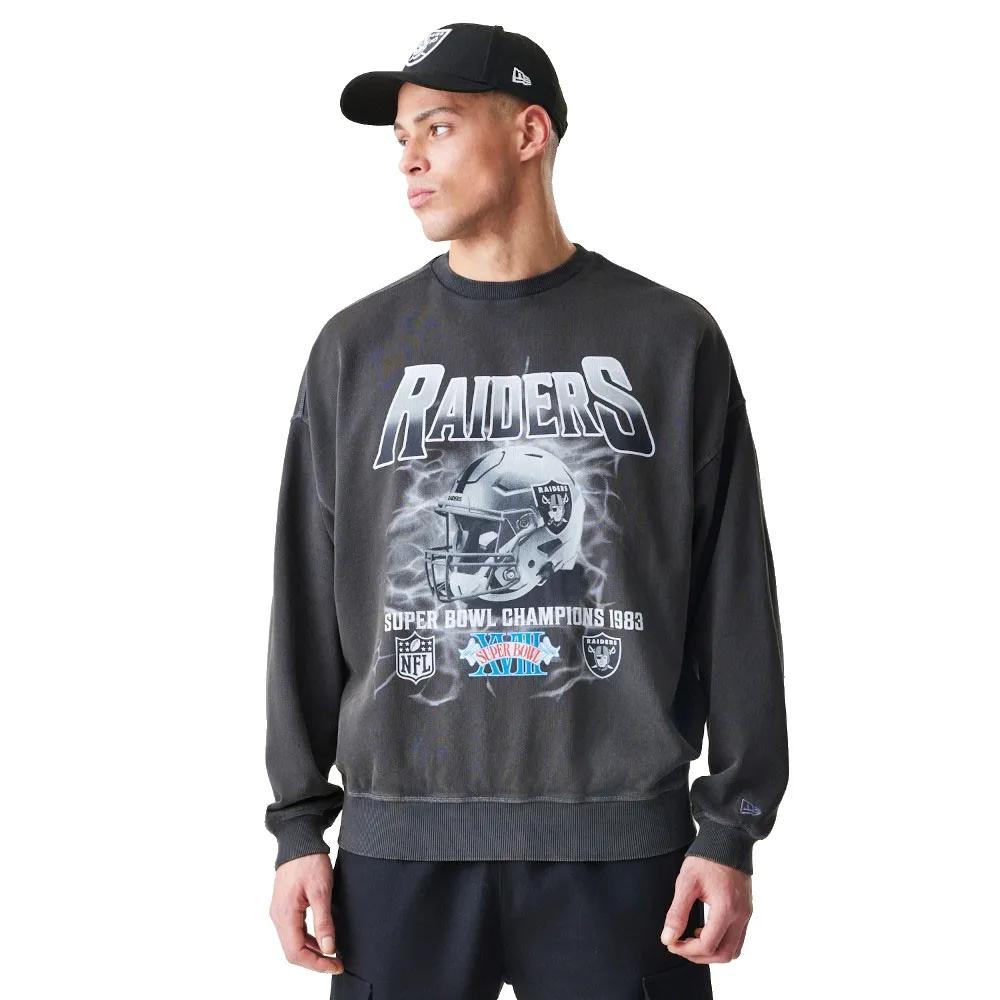 New Era Толстовка NFL Boxy Washed Las Vegas Raiders