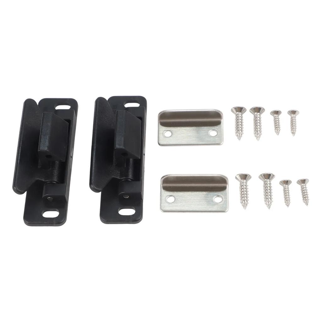 Schubladenverriegelungsmechanismus Wohnmobil-Schubladenriegel Weiße Sichere Schubladenriegel für Wohnmobile Wohnwagenzubehör Zweifarbiges Design