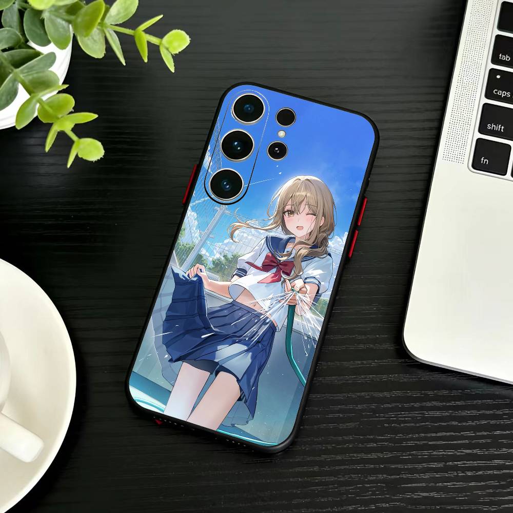 Iroduku The World In Colors Phone Case For Samsung S26,S25,S24,S23,S22,S30,S21,Ultra,Plus,FE 5G Black Soft Cover