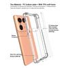 IMAK For Motorola Edge 50 Ultra 5G/Moto X50 Ultra 5G Case PC+TPU Clear Phone Cover