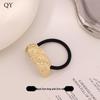 Minimalist Metal Hair Ring - New Korean Style High-End Ponytail Tie Rubber Band.