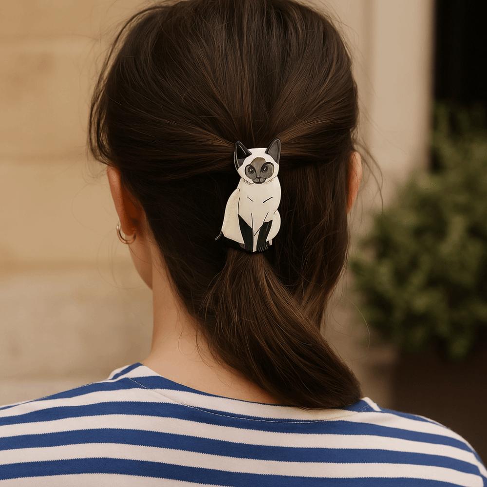 Cartoon Animal Hair Clip Acetic Acid Shark Clip Personalized Acetate Cat Hair Claw Female