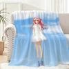 Chaos Heads Throw Lightweight 240G Flannel Blanket Soft Skin-Friendly For Summer Cooling