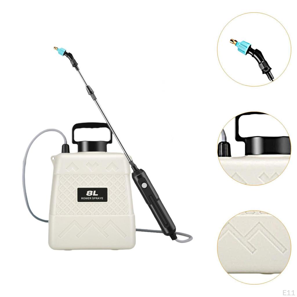 Elektrický postřikovač na trávu, vysoký tlak snadno přenosný, praktická láhev s rozprašovačem vody, zahrada