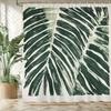 Modern Minimalist Art Leaves Pattern Shower Curtain Bath Curtain Plant Printed Bathroom Curtains For Home Decoration Curtain