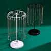 Rotate Jewelry Displays Rack Necklace Jewellery Showcase Stand Household Trinket Storage Shelf Multiple Necklace Display Holder