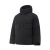 Li Ning CF Suo Solid Color Zipper Versatile Hooded Fashion Casual Down Jacket Men Outerwear AYMV529-4