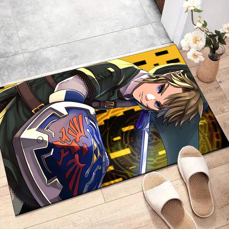 Game Zelda Printed Area Rug Carpet for Bedroom Living Room Home Decor Rugs Mat Non Slip Mat Rug for Bedside