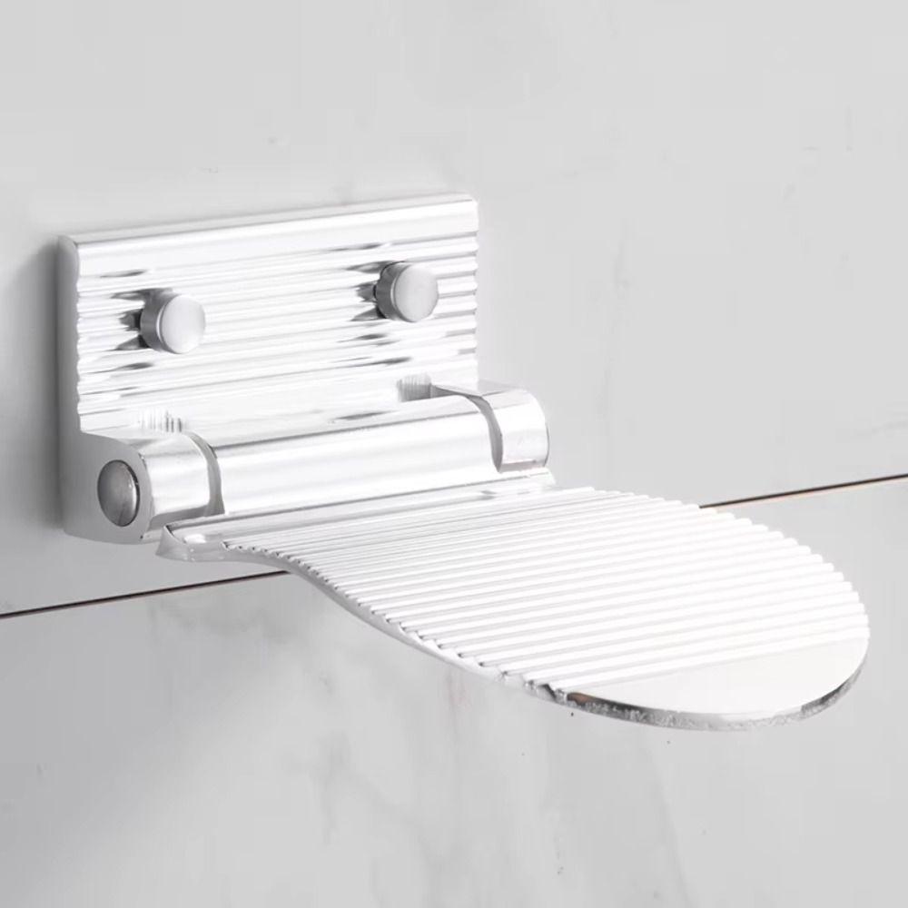 Aluminum Zinc Zinc Alloy Bathroom Pedals Foldable Bathroom Footrest Shower Footstool Pregnant Women