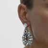 Earrings - LUXENTER - Liodas - Silver Finish - Multicolored Stones - Crystal