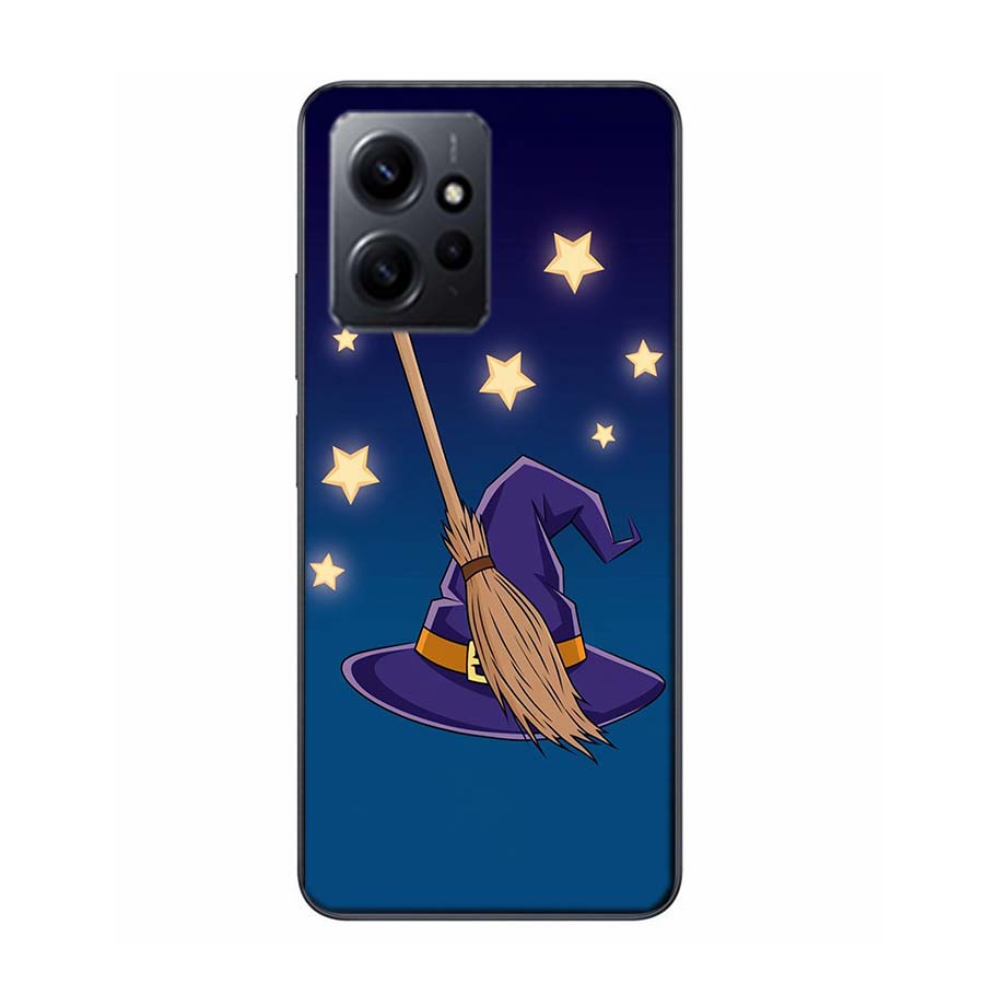 Halloween Wizard Hat Horror Fun Phone Case For Redmi 12 13C 12C 15C 9 10 10C Note 13 Pro Plus 14 15 Pro 9T 9C 9A TPU Soft Cover