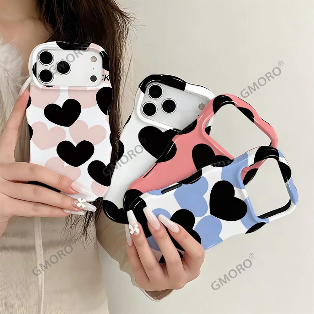 New foreign trade explosion wave two-in-one film shell iPhone15 creative personality dopamine love apple 17pm