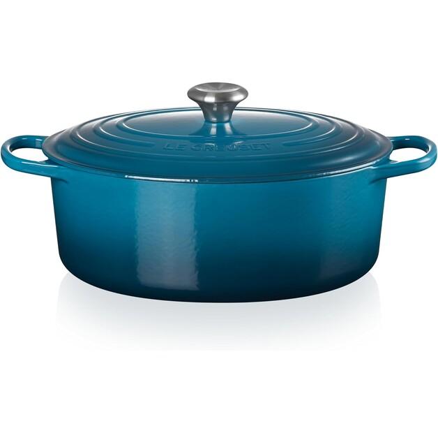 Чугунная жаровня Le Creuset Signature овальная 31 см глубина тил 6,3 л (21178316422430)