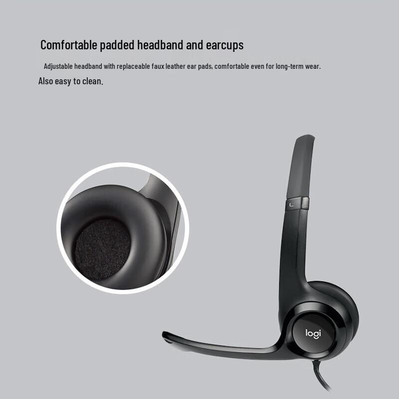 Logitech H390 USB Wired Stereo Headset