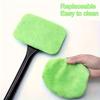 Car Front Windshield Cleaning Cloth Fog Removal Cleaning Brush Front Windshield Wiper Tool Cleaning Brush Window Cleaner