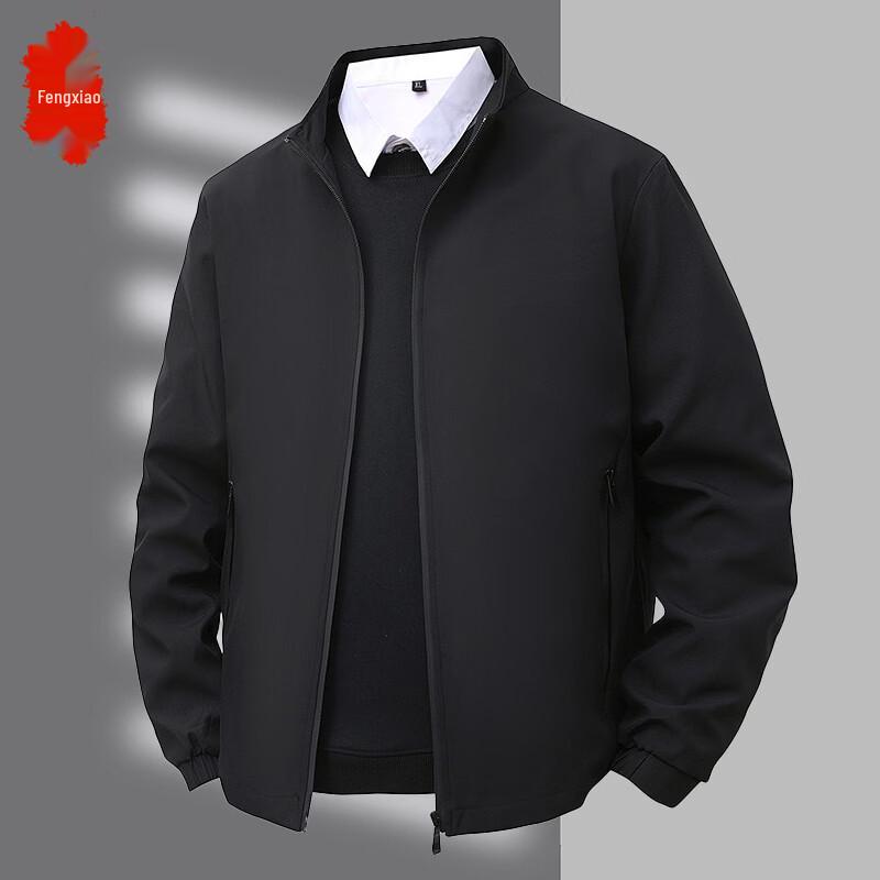 Men s Casual Stand-Collar Jacket L