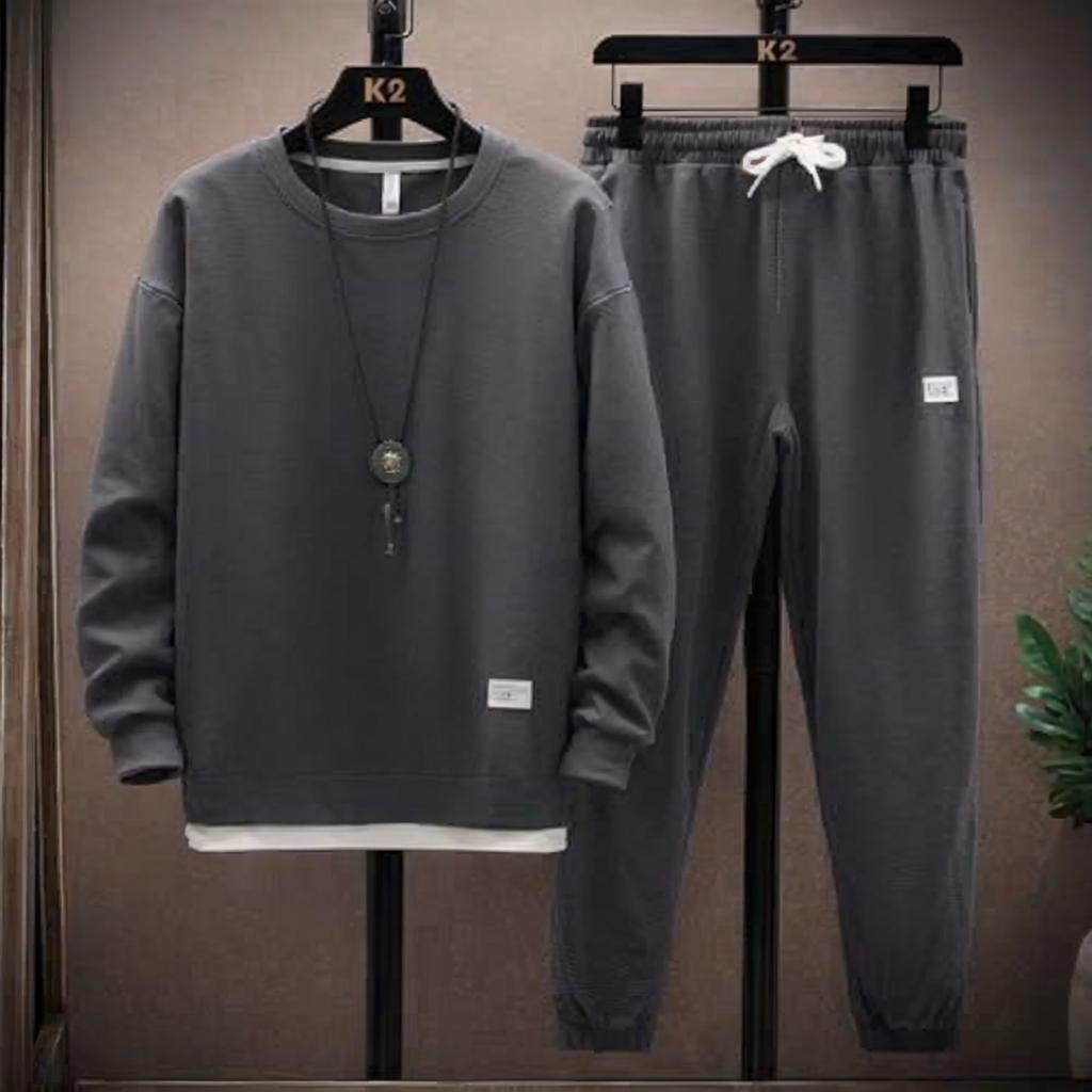 Women's Fashionable Long,sleeved Casual Two,piece Sweatshirt Set