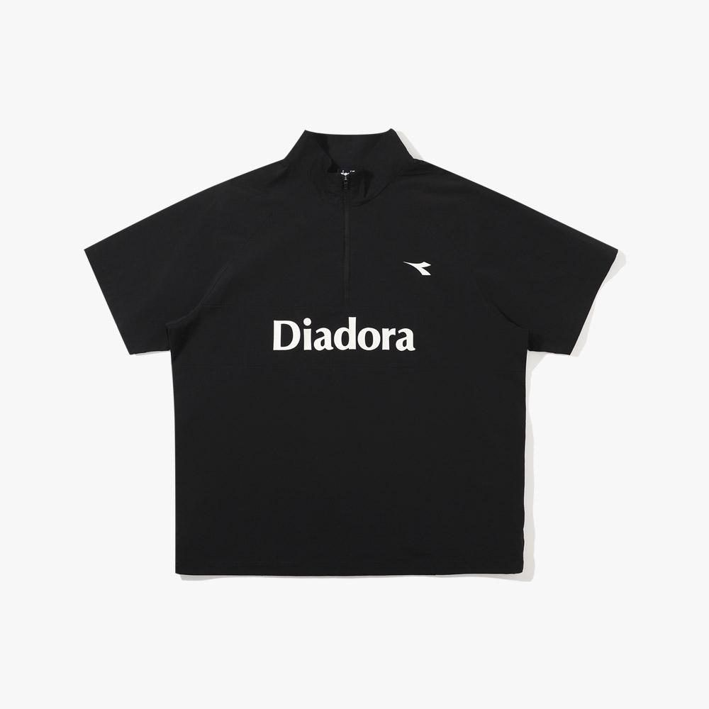 diadora Tennis Star Short Sleeve Anorak Black