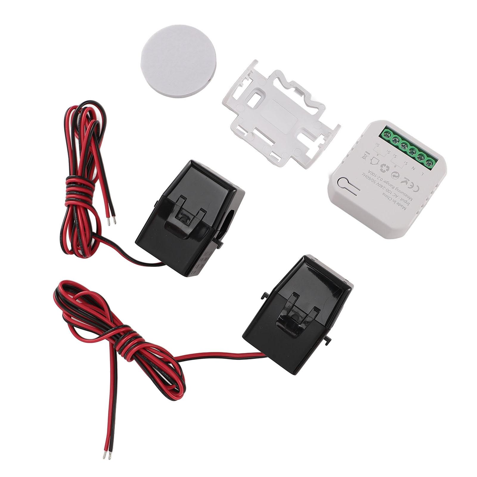 

Розумний лічильник електроенергії 2-сторонній кліщовий тип WiFi Розумний дім Лічильник споживання електроенергії з струмом