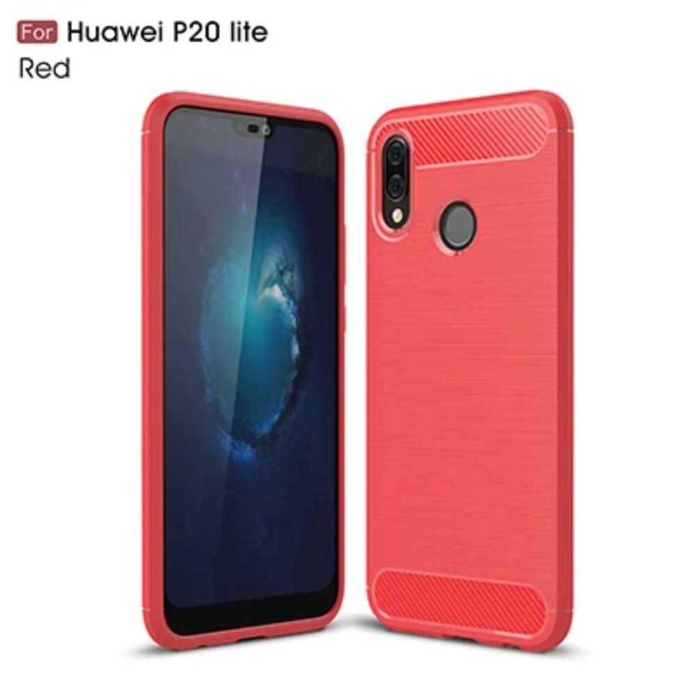 

For Huawei P20 Lite ANE LX1 Case Cover Shockproof Silicone Bumper Rugged TPU Soft Back Cover Matte Phone Case for Huawei P20Lite Huawei P20 lite