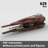 Star Movie Galaxy Space Creating Pieces Set: Galaxy Spaceships and Structures Interstellar Adventure Building Blocks