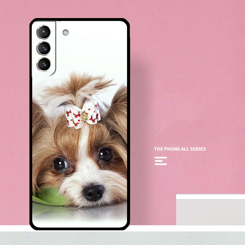 Mini Yorkshire Terrier Phone Case For Samsung Galaxy S26 S23 Ultra S20 S21 S22 S24 S25 Plus S10 S25 FE Cover Coque