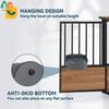 ATUBAN Heated Water Bowl for Indoor Pet, Hanging Dog Water Bowl for Kennel No Spill Heated Bowl for Chicken Cats Rabbits Birds